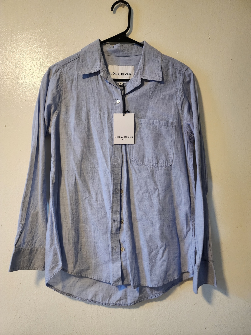 Men's Light Blue Button-Down Shirt